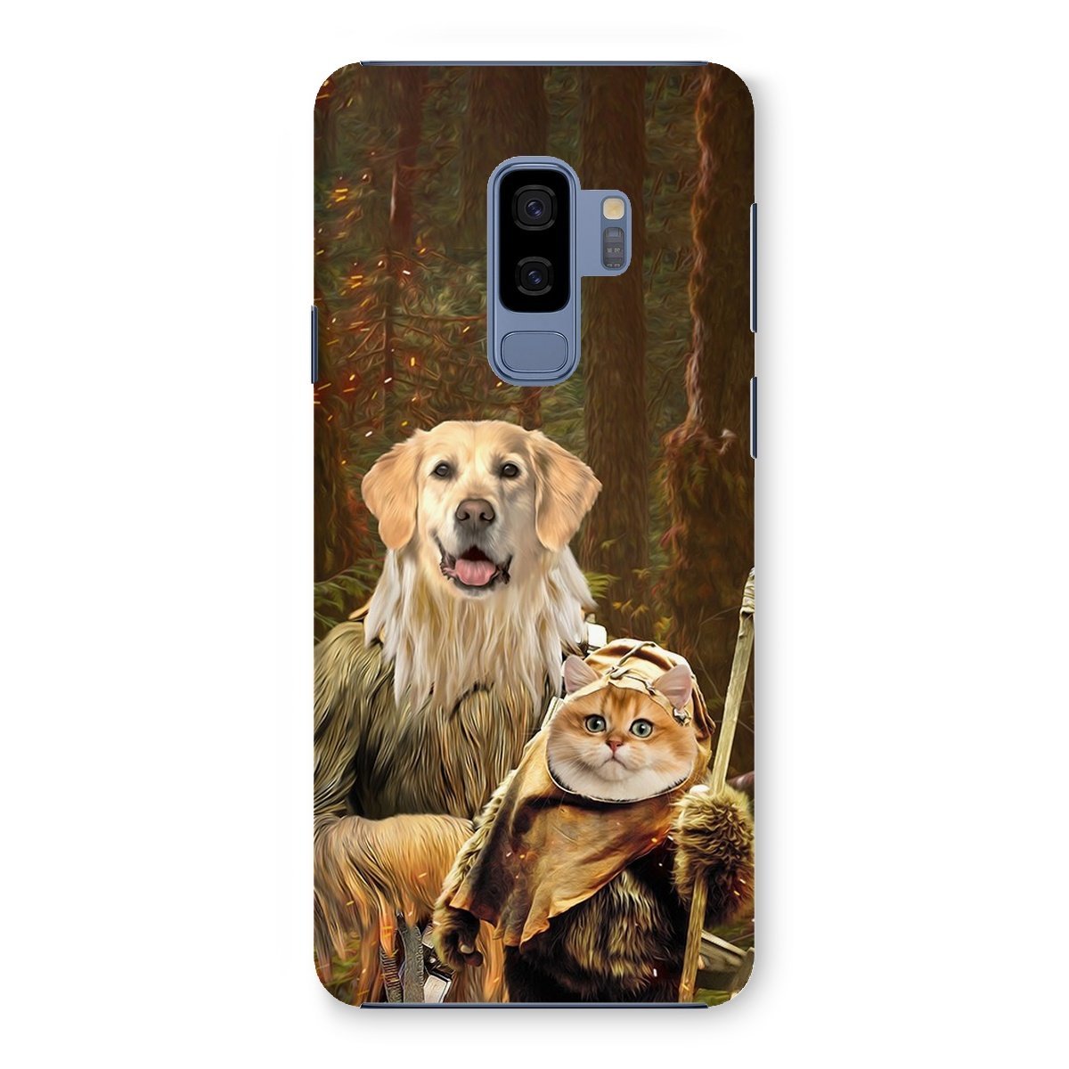 Pet Portraits | Pawbecca & Ewok (Star Wars Inspired): Custom Pet Phone Case | Paw & Glory
