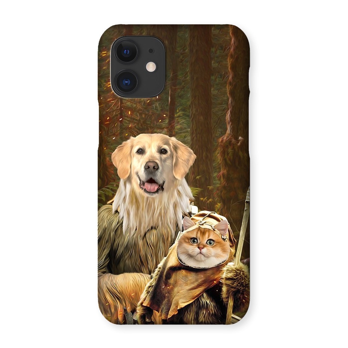 Pet Portraits | Pawbecca & Ewok (Star Wars Inspired): Custom Pet Phone Case | Paw & Glory