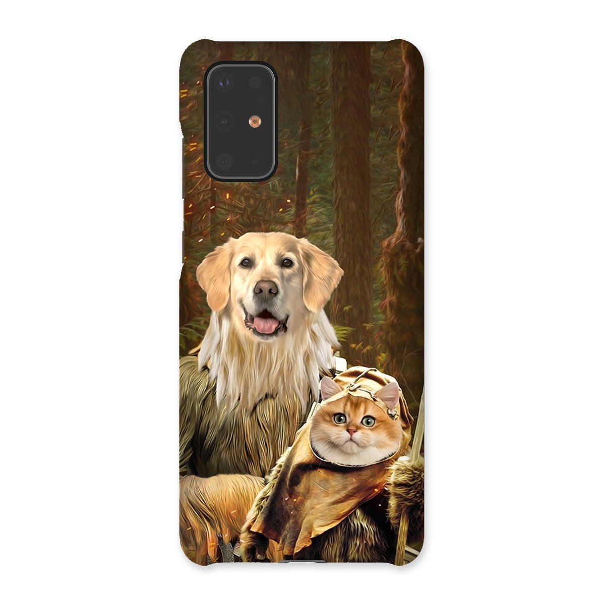 Pet Portraits | Pawbecca & Ewok (Star Wars Inspired): Custom Pet Phone Case | Paw & Glory