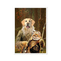 Pawbecca & Ewok (Star Wars Inspired): Custom Pet Poster