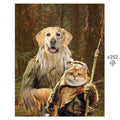 Pawbecca & Ewok (Star Wars Inspired): Custom Pet Puzzle
