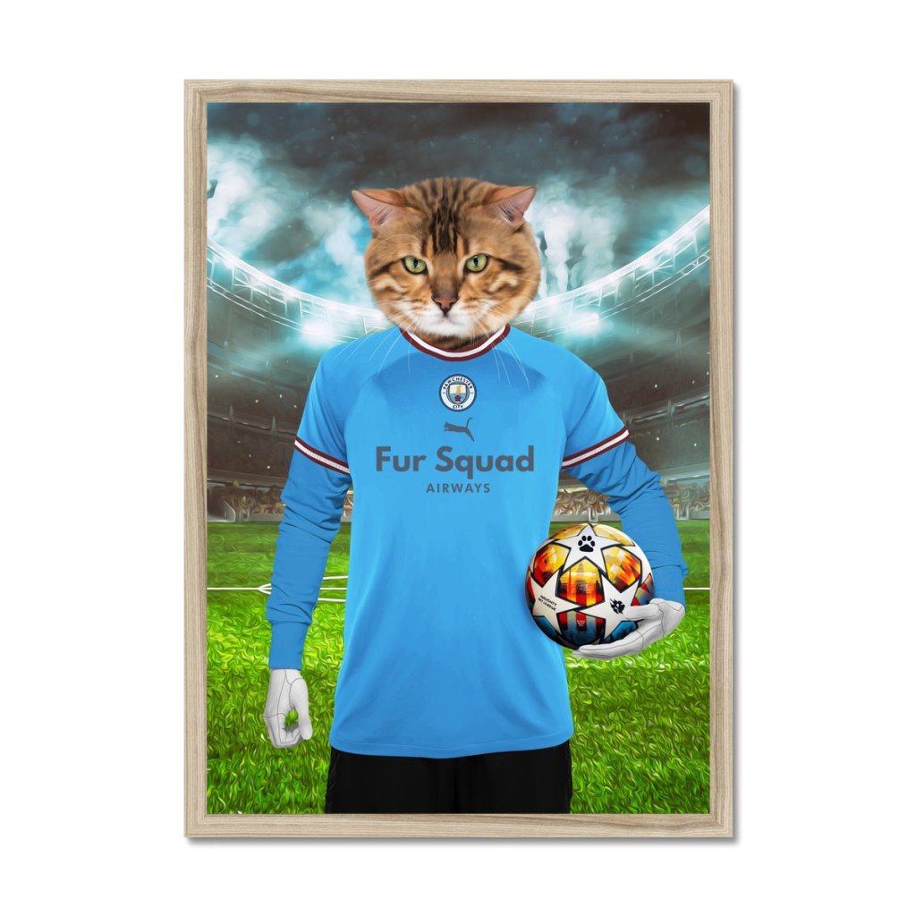 Pet Portraits | Pawchester City Football Club: Custom Pet Portrait | Paw & Glory