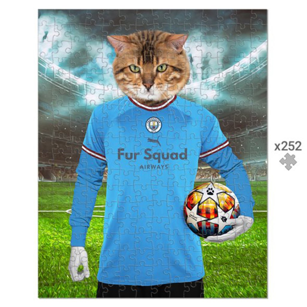Pet Portraits | Pawchester City Football Club: Custom Pet Puzzle | Paw & Glory