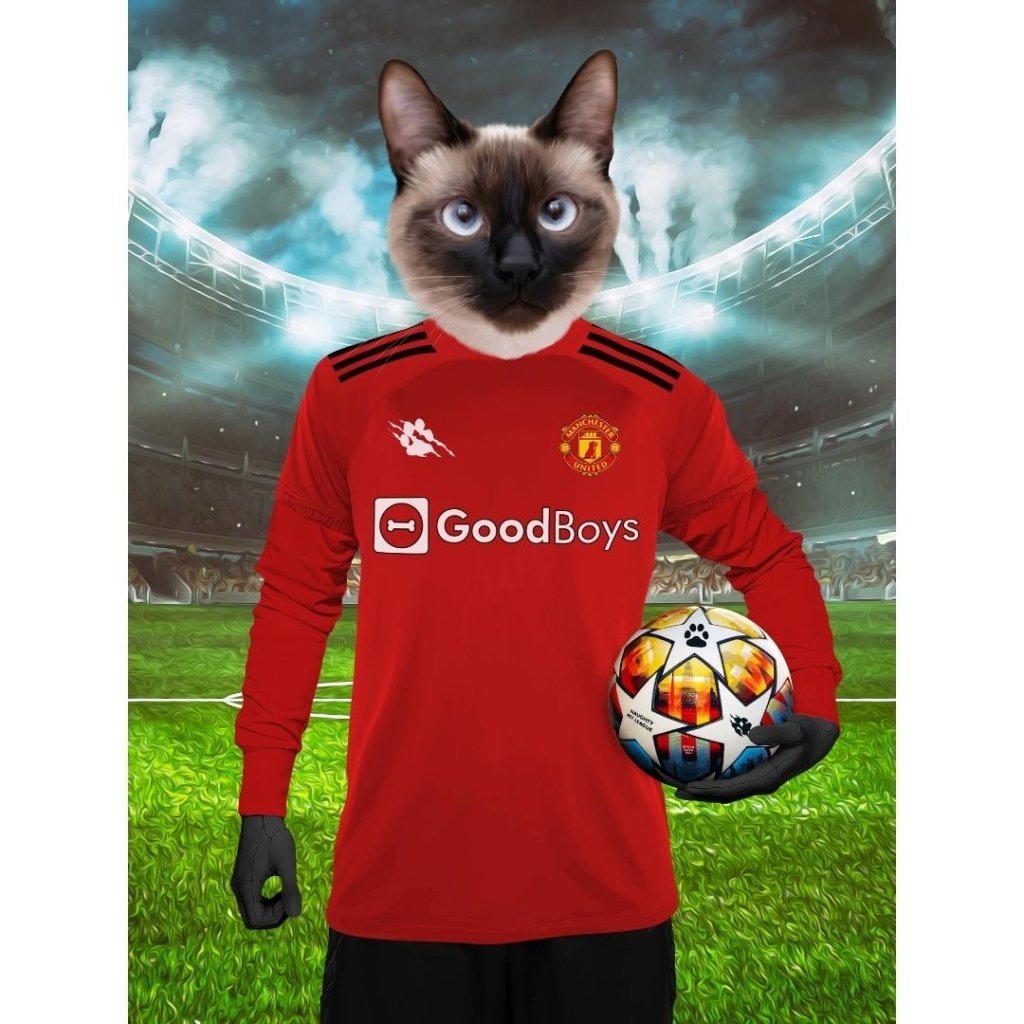 Pet Portraits | Pawchester United Football Club: Custom Digital Download Pet Portrait | Paw & Glory