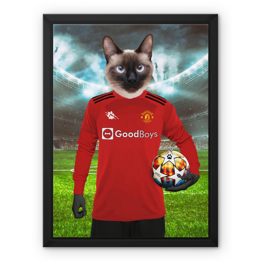 Pet Portraits | Pawchester United Football Club: Custom Pet Canvas | Paw & Glory