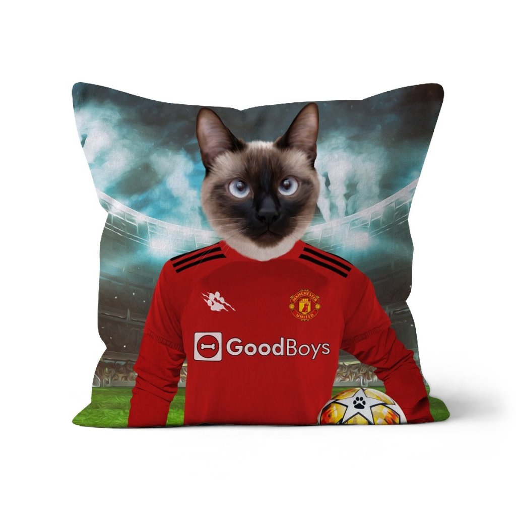 Pet Portraits | Pawchester United Football Club: Custom Pet Pillow | Paw & Glory