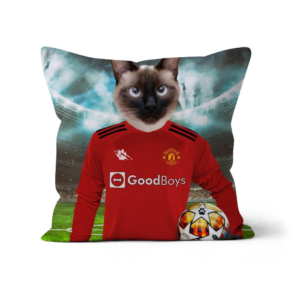 Pet Portraits | Pawchester United Football Club: Custom Pet Pillow | Paw & Glory