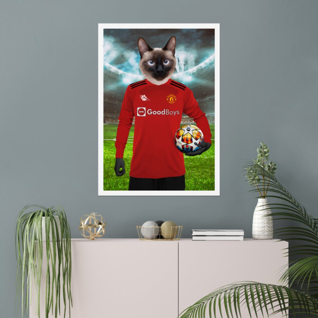 Pet Portraits | Pawchester United Football Club: Custom Pet Poster | Paw & Glory