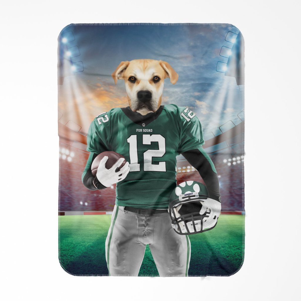 Pet Portraits | Pawladelphia Eagles: Custom Pet Blanket | Paw & Glory