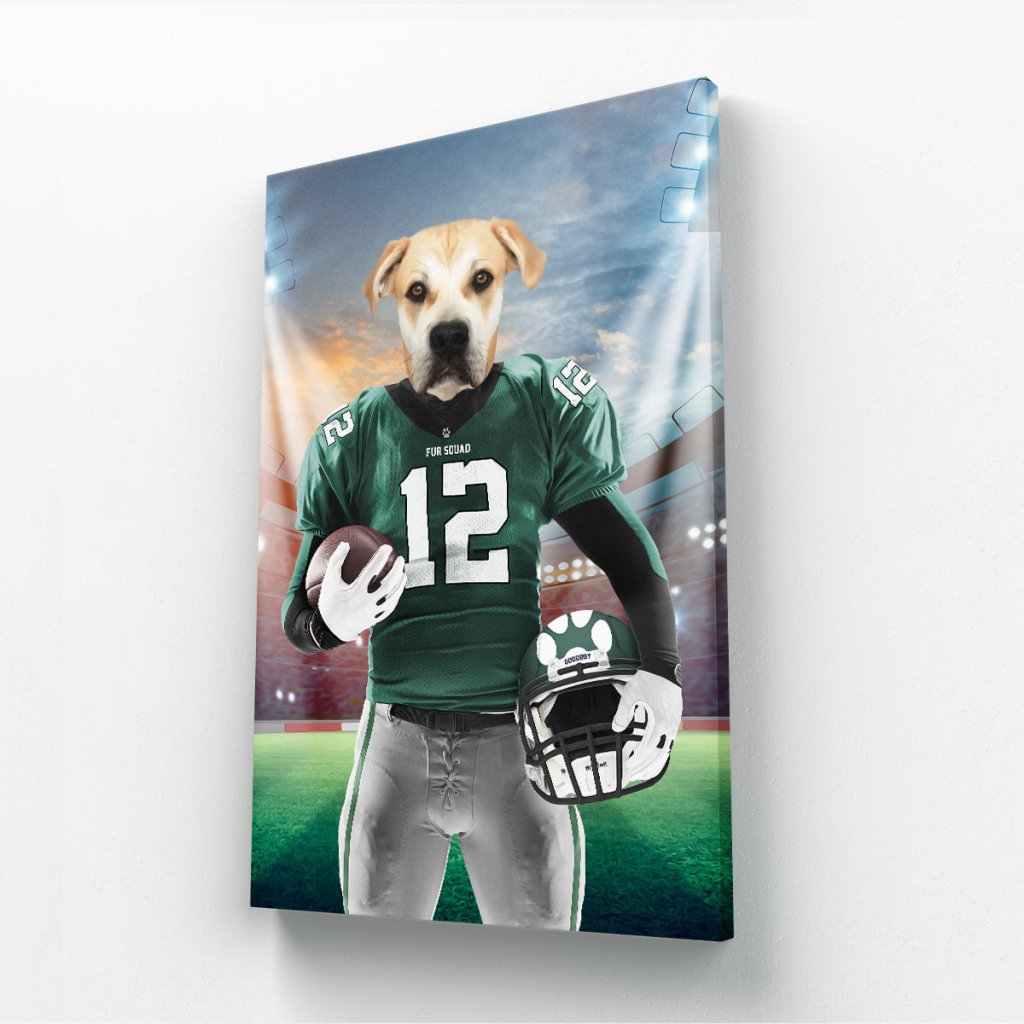Pet Portraits | Pawladelphia Eagles: Custom Pet Canvas | Paw & Glory