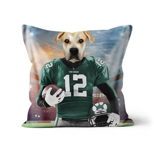Pawladelphia Eagles: Custom Pet Pillow - Paw & Glory - Dog Portraits - Pet Portraits