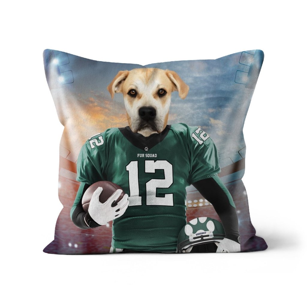 Pet Portraits | Pawladelphia Eagles: Custom Pet Pillow | Paw & Glory