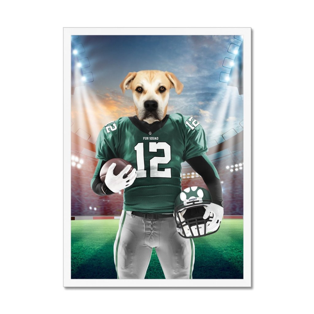 Pet Portraits | Pawladelphia Eagles: Custom Pet Portrait | Paw & Glory