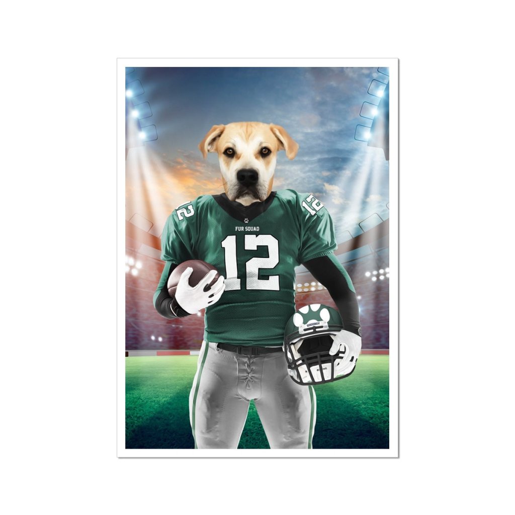 Pet Portraits | Pawladelphia Eagles: Custom Pet Poster | Paw & Glory
