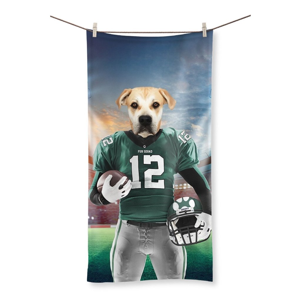 Pet Portraits | Pawladelphia Eagles: Custom Pet Towel | Paw & Glory