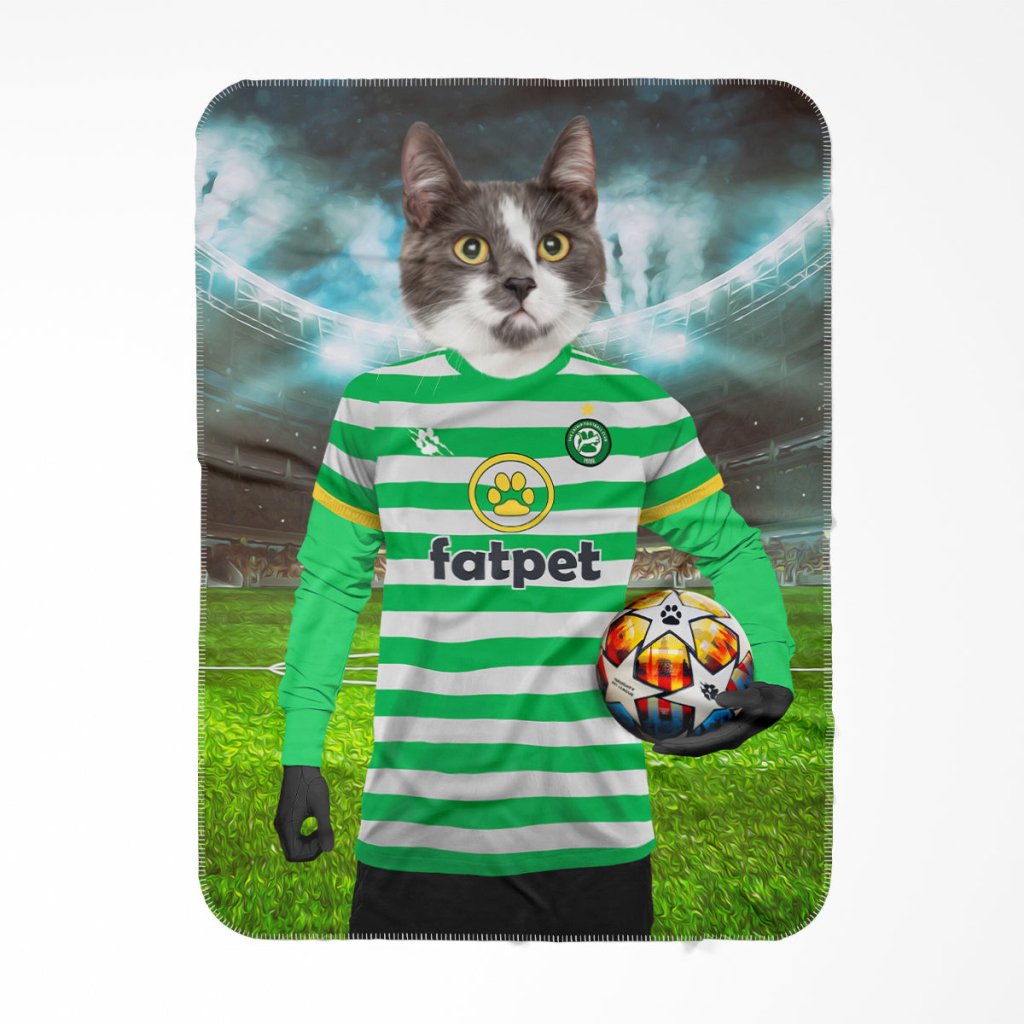 Pet Portraits | Pawltic Football Club: Custom Pet Blanket | Paw & Glory