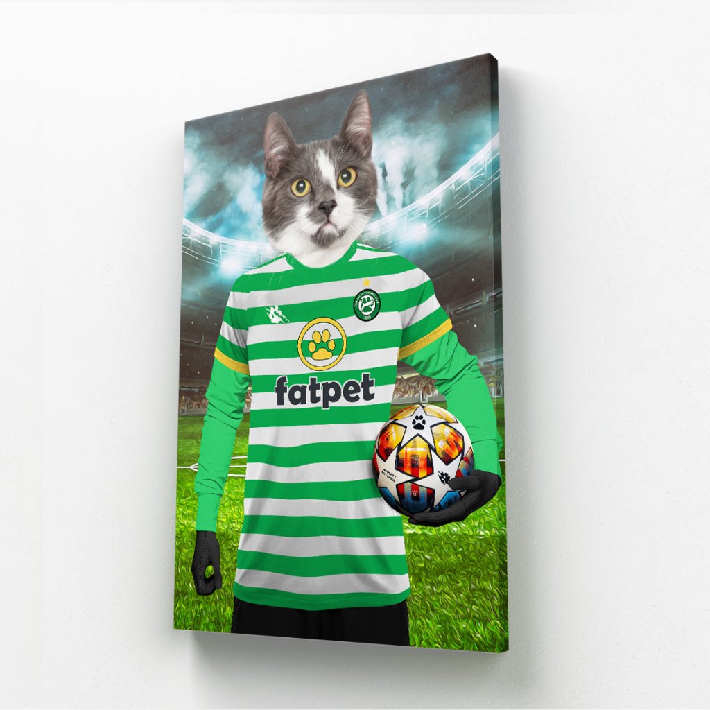 Pet Portraits | Pawltic Football Club: Custom Pet Canvas | Paw & Glory