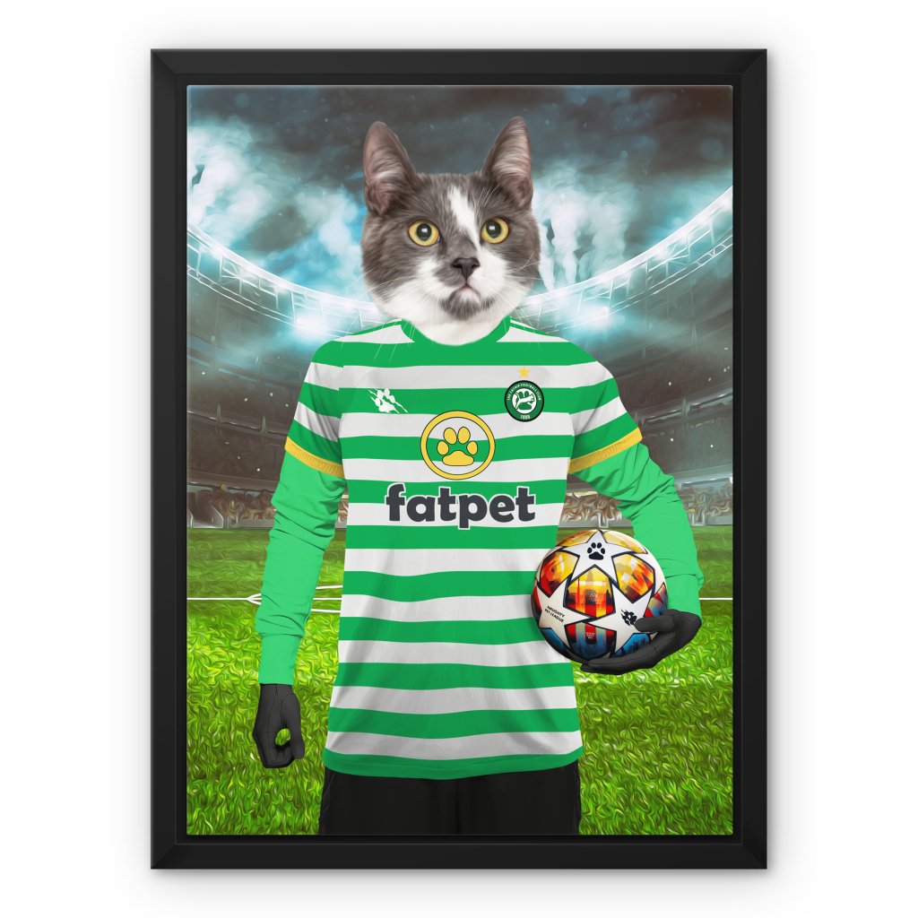 Pet Portraits | Pawltic Football Club: Custom Pet Canvas | Paw & Glory