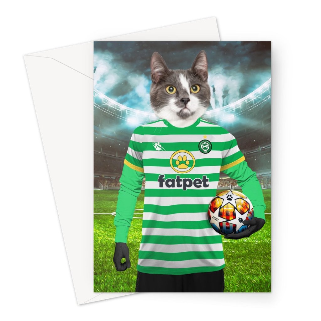 Pet Portraits | Pawltic Football Club: Custom Pet Greeting Card | Paw & Glory