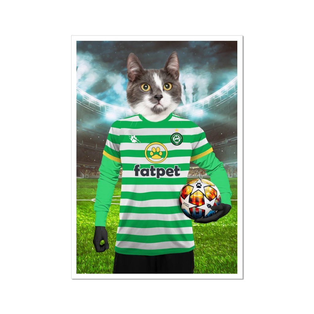 Pet Portraits | Pawltic Football Club: Custom Pet Portrait | Paw & Glory