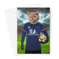 Pawris Saint Germain Football Club: Custom Pet Greeting Card
