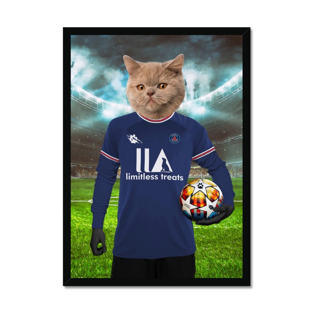 Pet Portraits | Pawris Saint Germain Football Club: Custom Pet Portrait | Paw & Glory