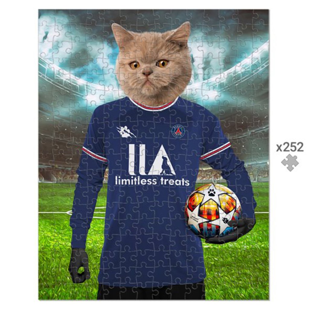 Pet Portraits | Pawris Saint Germain Football Club: Custom Pet Puzzle | Paw & Glory