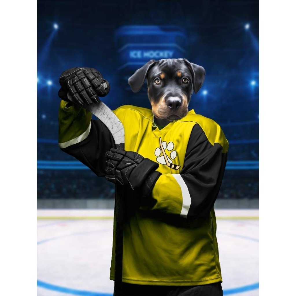 Pet Portraits | Pawsburgh Penguins: Custom Digital Download Pet Portrait | Paw & Glory