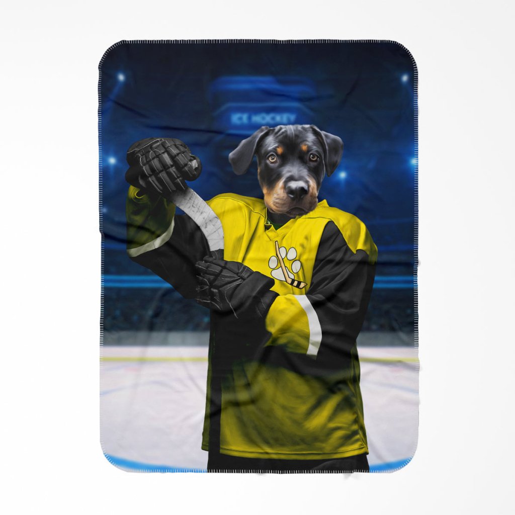 Pet Portraits | Pawsburgh Penguins: Custom Pet Blanket | Paw & Glory