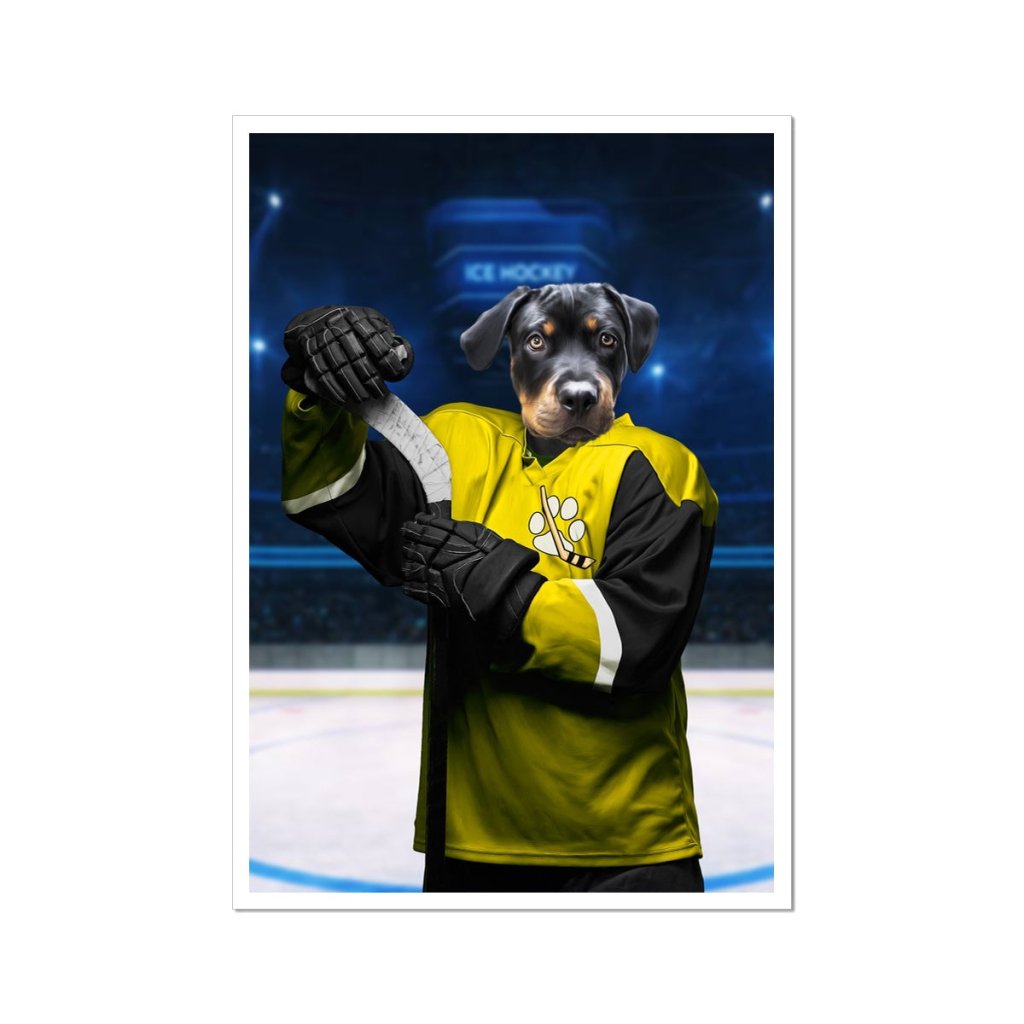 Pet Portraits | Pawsburgh Penguins: Custom Pet Portrait | Paw & Glory