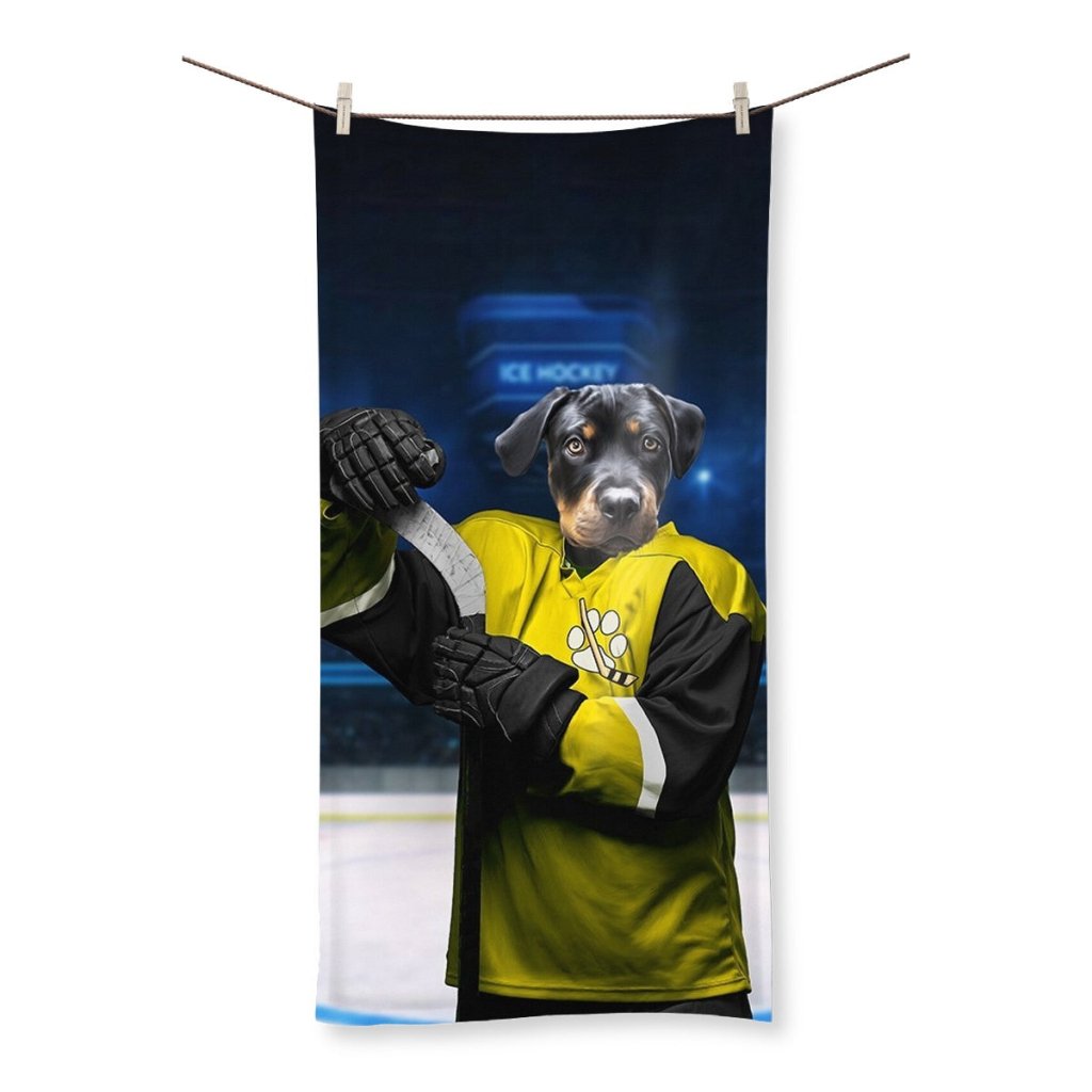 Pet Portraits | Pawsburgh Penguins: Custom Pet Towel | Paw & Glory
