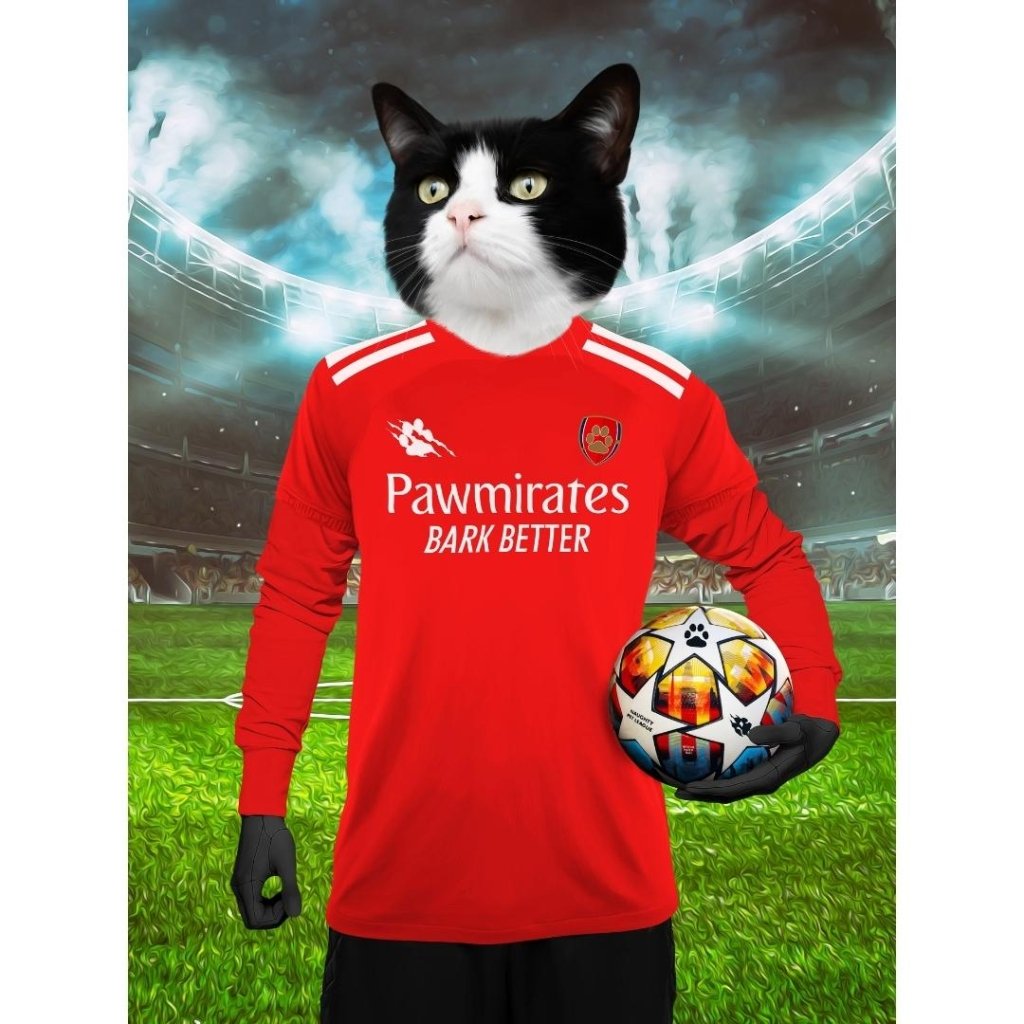Pet Portraits | Pawsernal Football Club: Custom Digital Download Pet Portrait | Paw & Glory