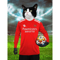 Pawsernal Football Club: Custom Digital Download Pet Portrait