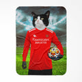 Pawsernal Football Club: Custom Pet Blanket