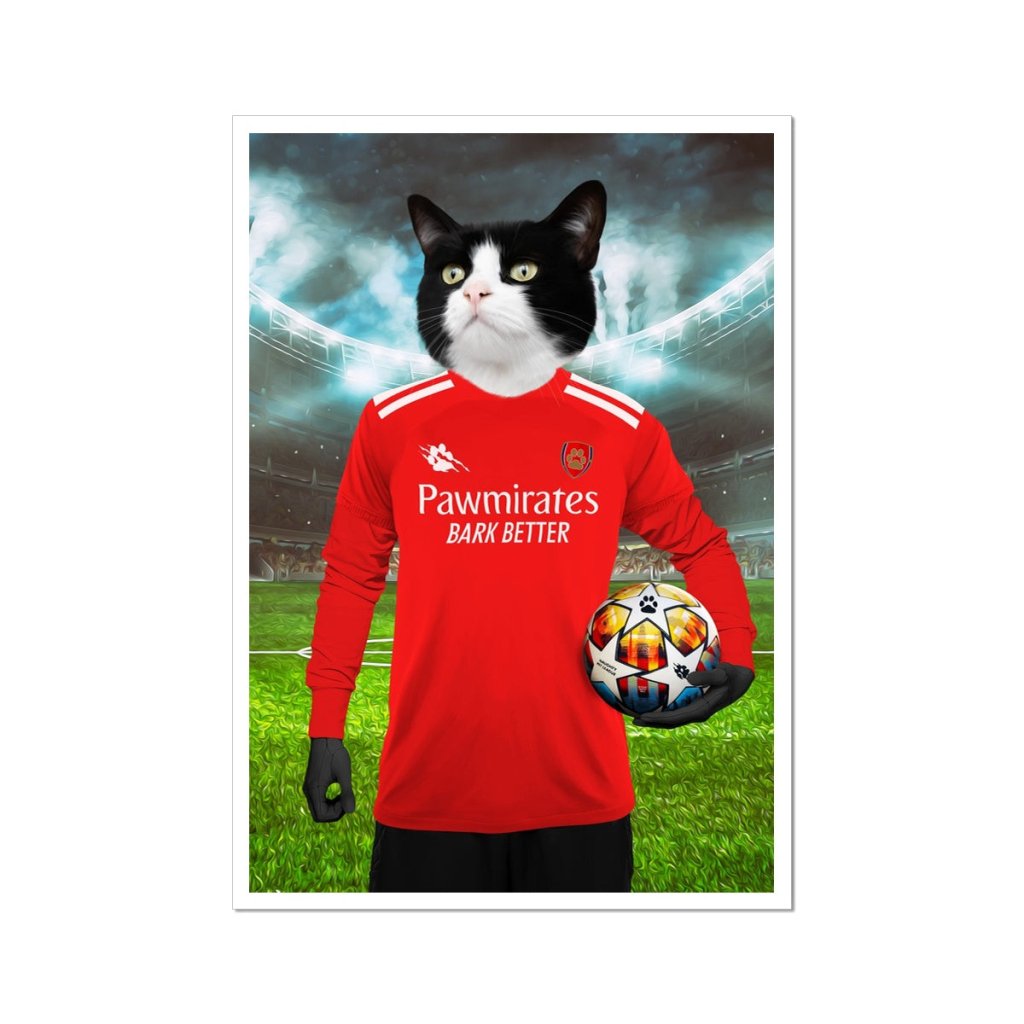 Pet Portraits | Pawsernal Football Club: Custom Pet Poster | Paw & Glory