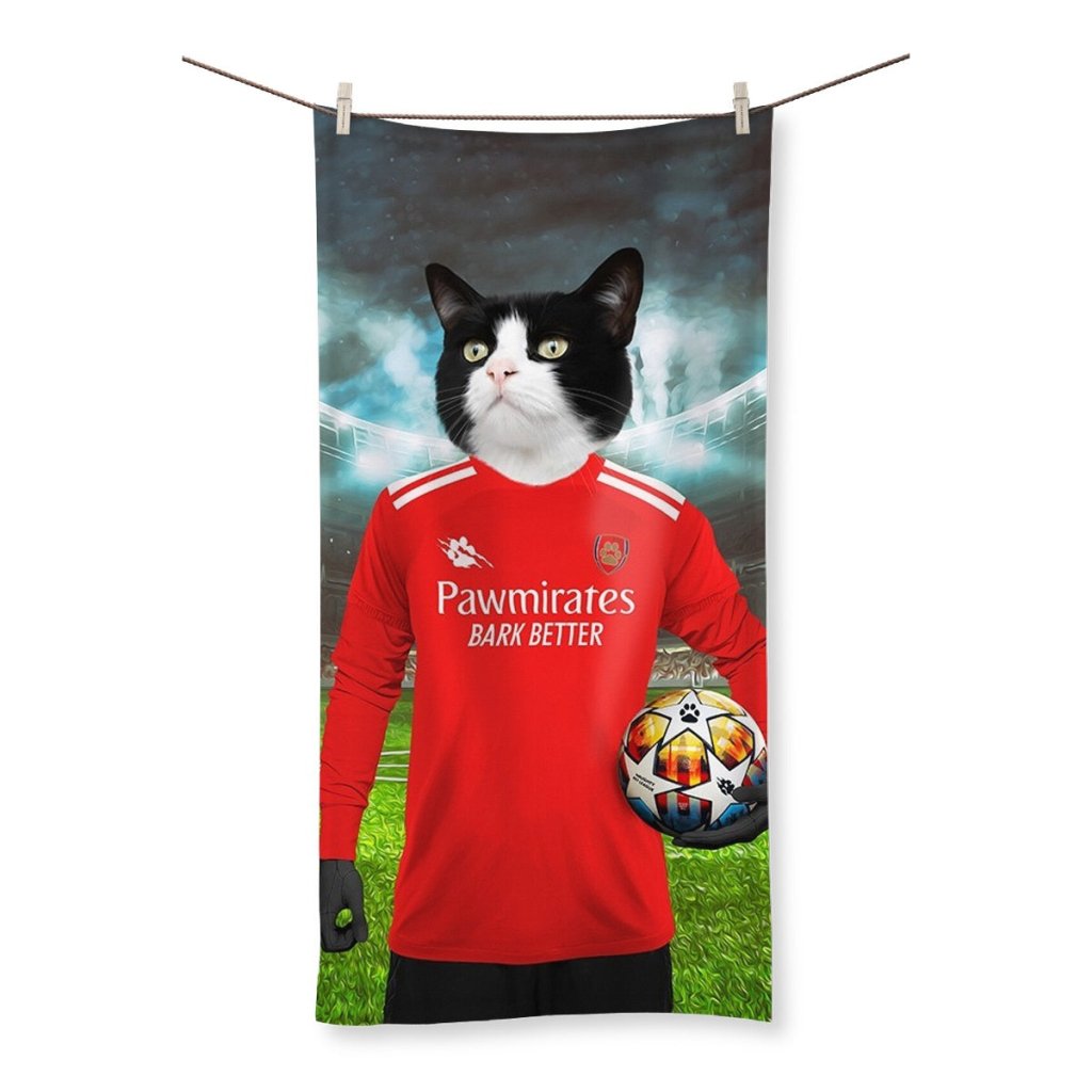 Pet Portraits | Pawsernal Football Club: Custom Pet Towel | Paw & Glory