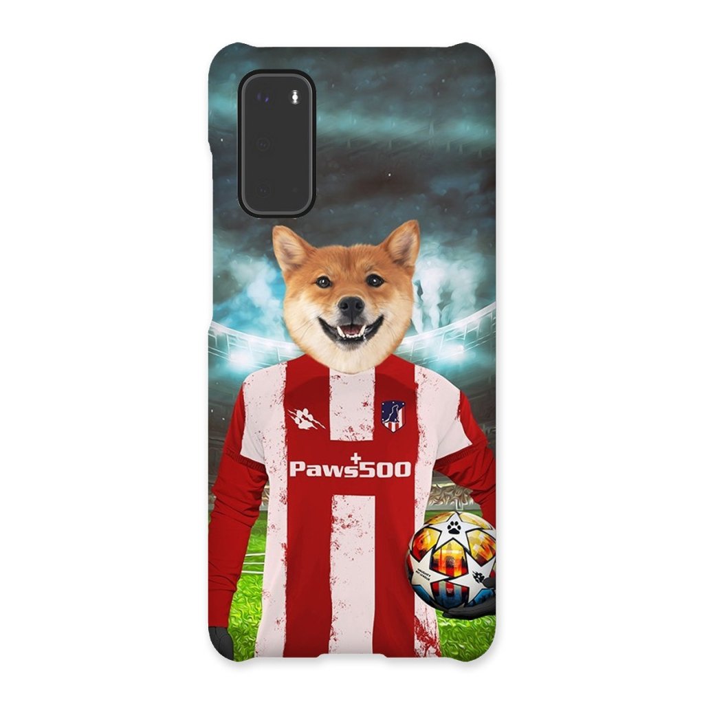Pawtheletico Madrid Football Club: Custom Pet Snap Phone Case - Paw & Glory - Dog Portraits - Pet Portraits