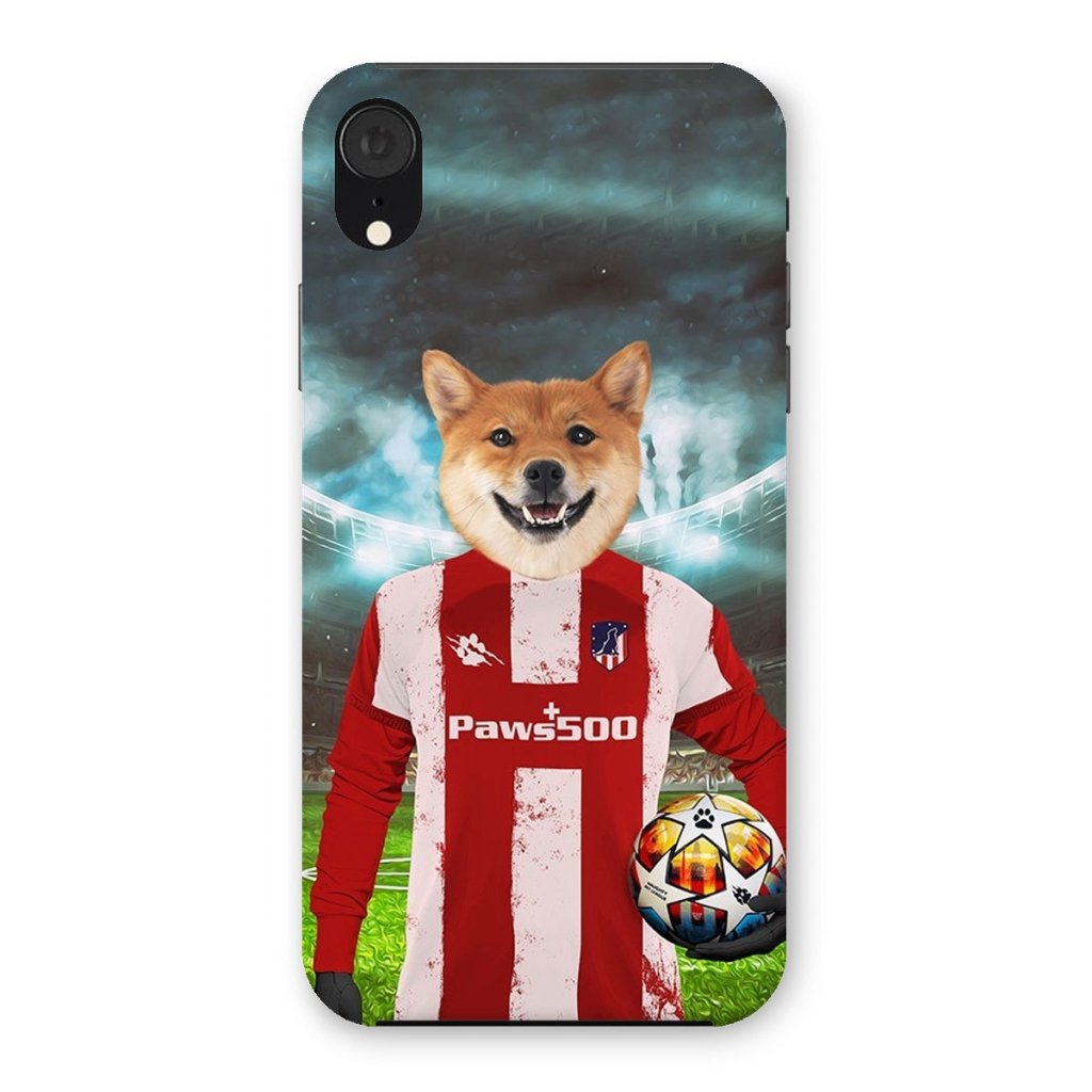 Pet Portraits | Pawtheletico Madrid Football Club: Custom Pet Snap Phone Case | Paw & Glory