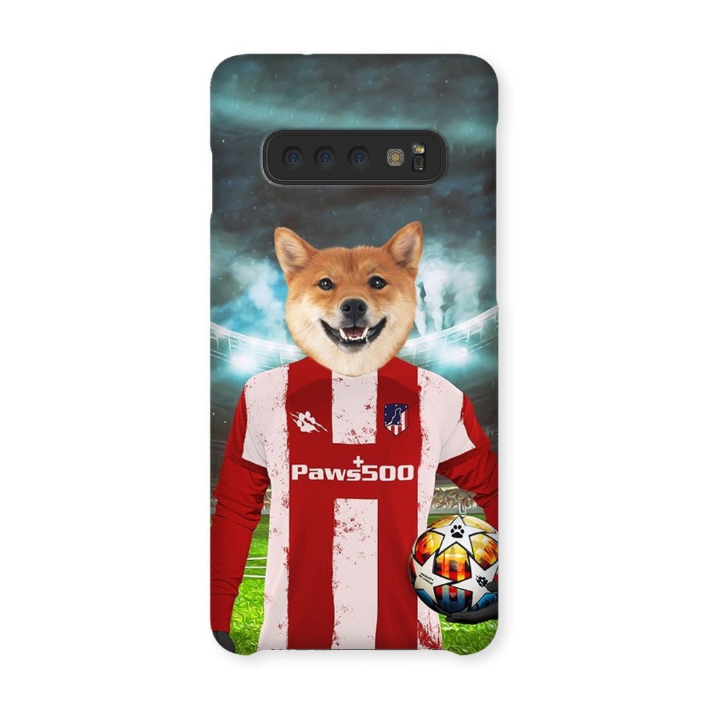 Pawtheletico Madrid Football Club: Custom Pet Snap Phone Case - Paw & Glory - Dog Portraits - Pet Portraits