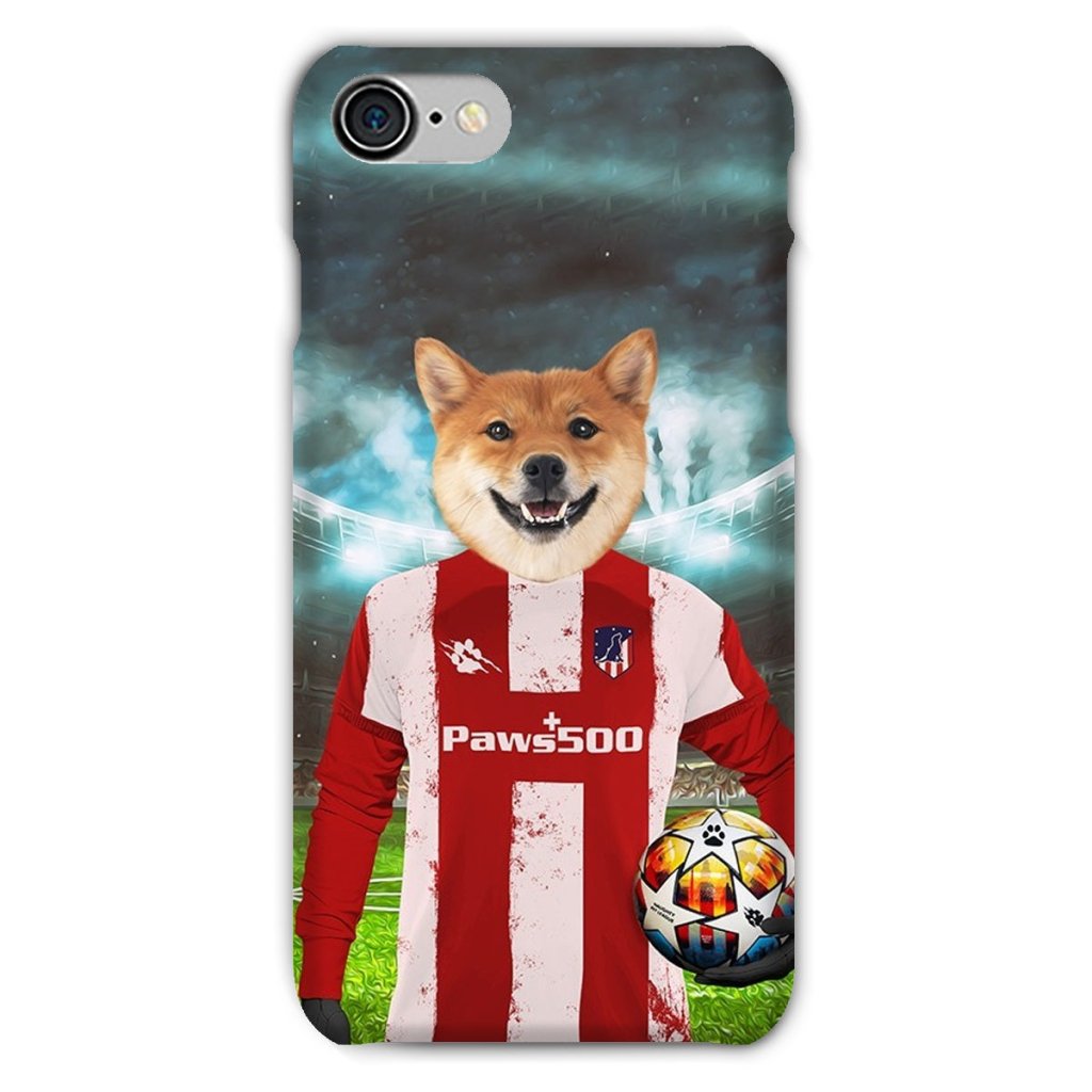 Pet Portraits | Pawtheletico Madrid Football Club: Custom Pet Snap Phone Case | Paw & Glory