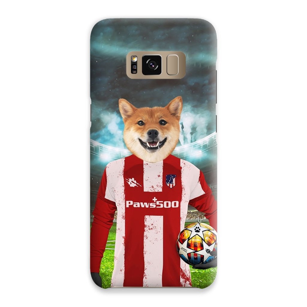 Pet Portraits | Pawtheletico Madrid Football Club: Custom Pet Snap Phone Case | Paw & Glory
