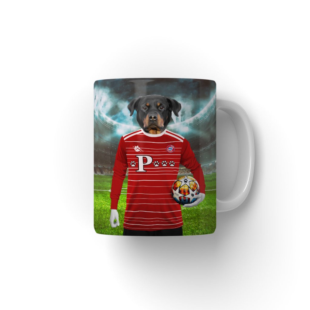Pet Portraits | Pawyern Munich Football Club: Custom Coffee Mug | Paw & Glory