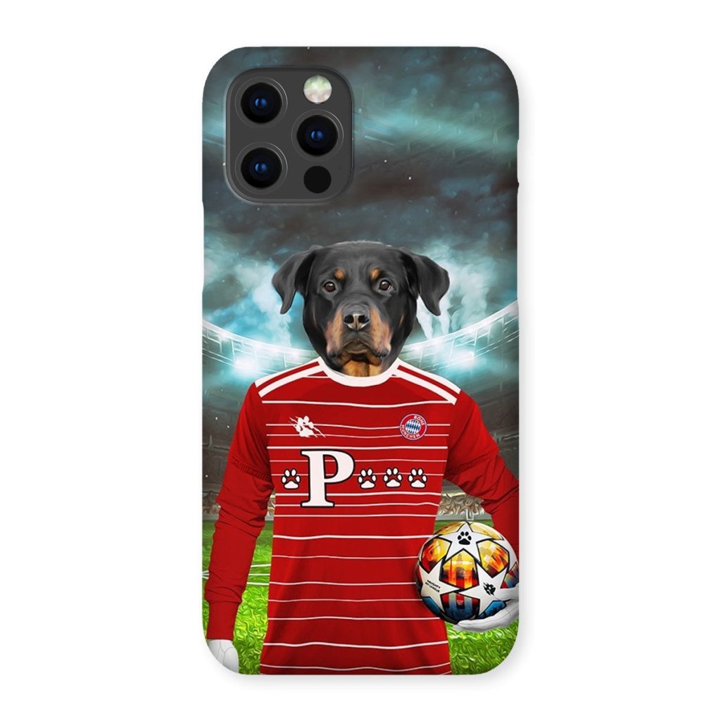 Pawyern Munich Football Club: Custom Pet Snap Phone Case - Paw & Glory - Dog Portraits - Pet Portraits