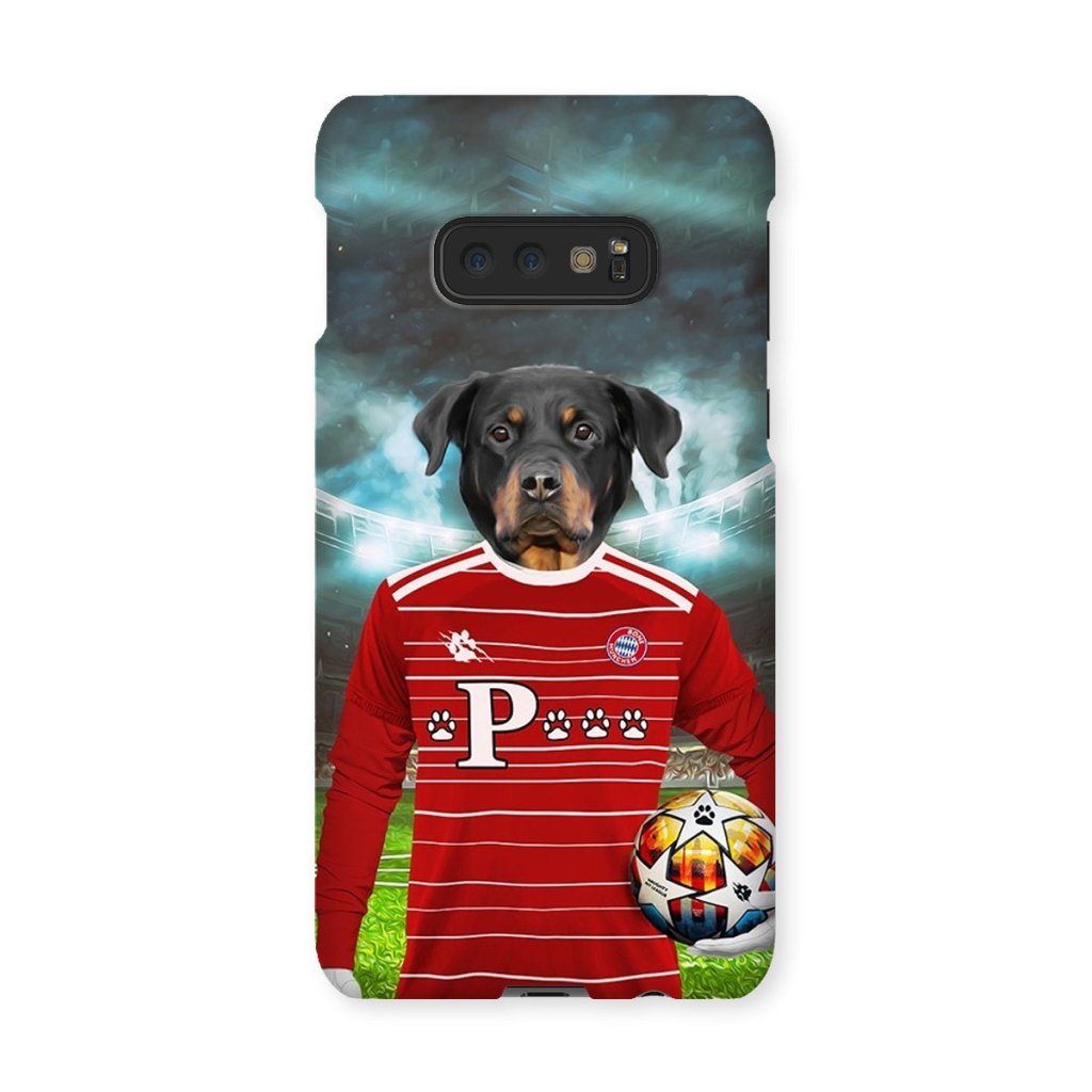 Pawyern Munich Football Club: Custom Pet Snap Phone Case - Paw & Glory - Dog Portraits - Pet Portraits