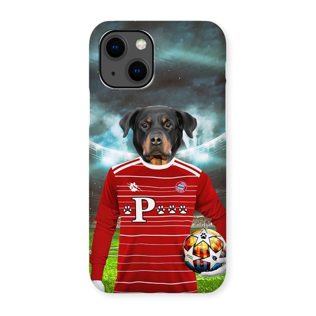 Pawyern Munich Football Club: Custom Pet Snap Phone Case - Paw & Glory - Dog Portraits - Pet Portraits