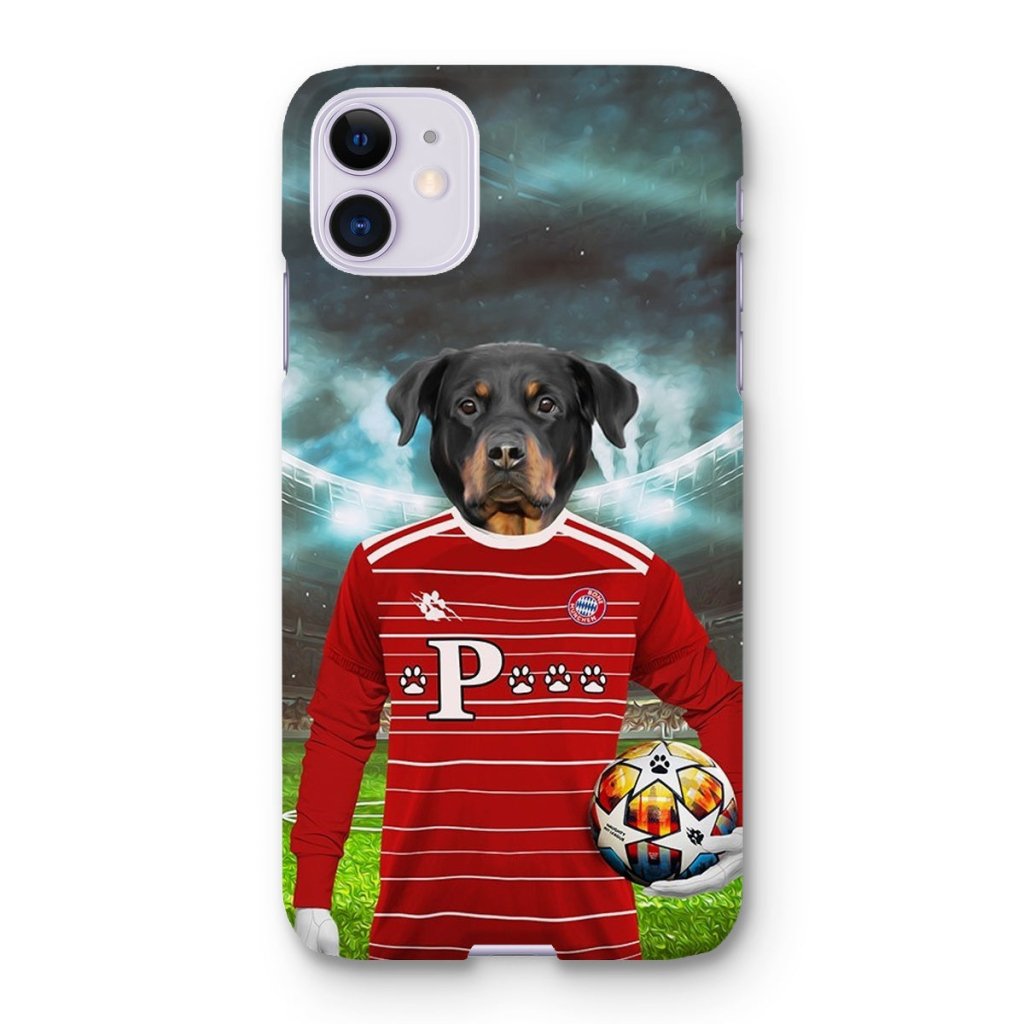 Pawyern Munich Football Club: Custom Pet Snap Phone Case - Paw & Glory - Dog Portraits - Pet Portraits