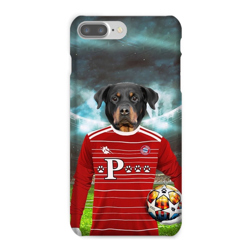 Pawyern Munich Football Club: Custom Pet Snap Phone Case - Paw & Glory - Dog Portraits - Pet Portraits