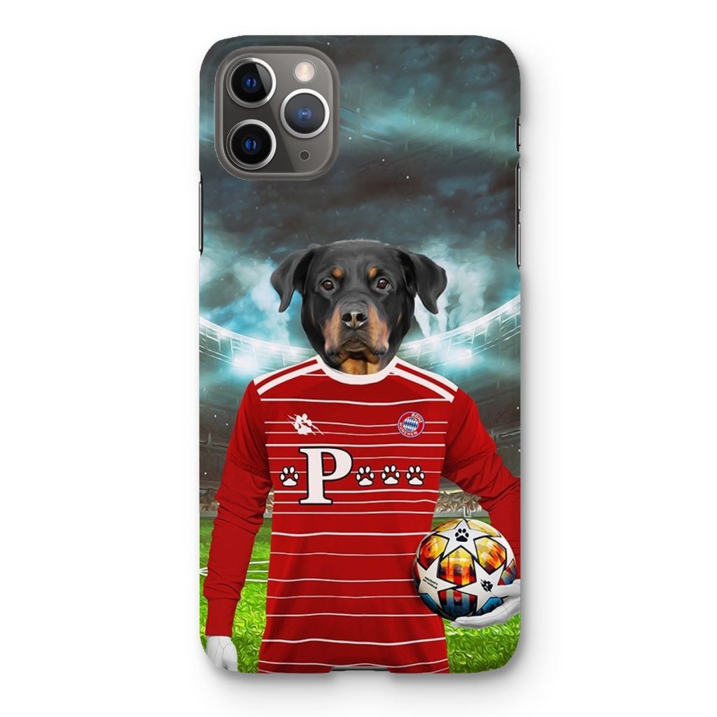 Pet Portraits | Pawyern Munich Football Club: Custom Pet Snap Phone Case | Paw & Glory