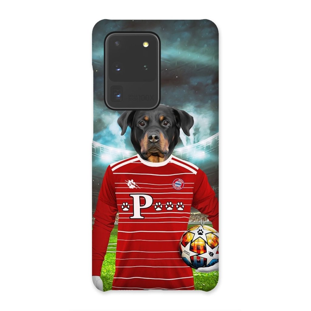 Pawyern Munich Football Club: Custom Pet Snap Phone Case - Paw & Glory - Dog Portraits - Pet Portraits