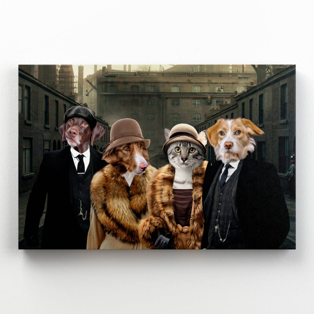 Pet Portraits | Peaky Blinders 4: Custom Pet Canvas | Paw & Glory